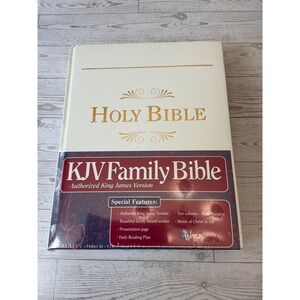 KJV Family Bible Authorized King James Version New in Box Hardcover Large Print